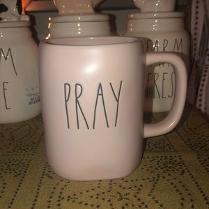 Rae Dunn PRAY Mug Pink